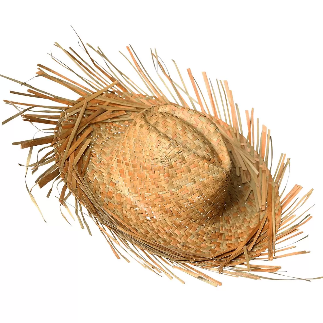 Decoración De Verano>DecoWoerner Sombrero De Paja Decorativo, Natural, Ø 40 Cm marrón