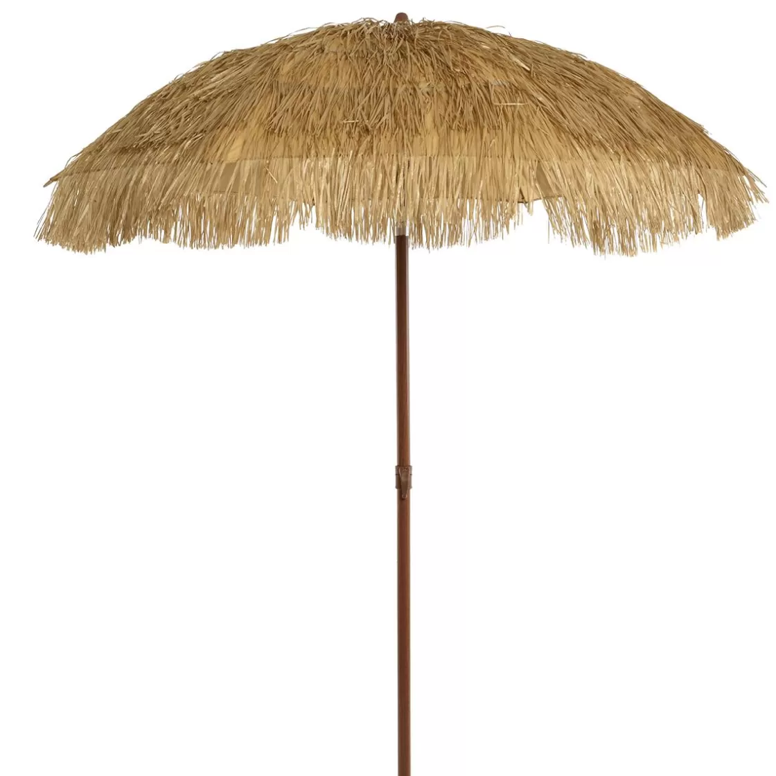 Decoración De Verano>DecoWoerner Sombrilla Hawaii 210 Cm, 160 Cm Ø marrón