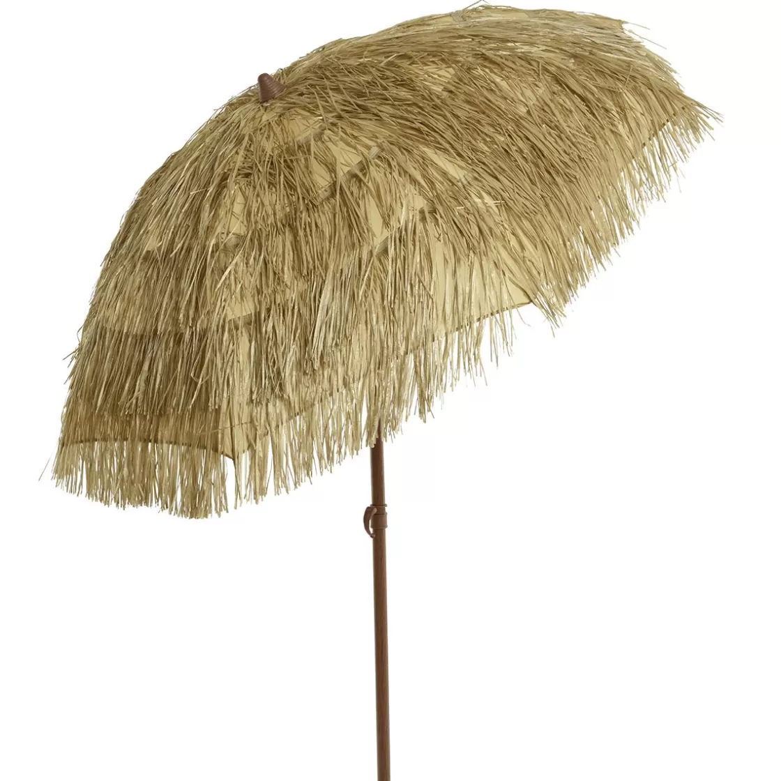 Decoración De Verano>DecoWoerner Sombrilla Hawaii 210 Cm, 160 Cm Ø marrón