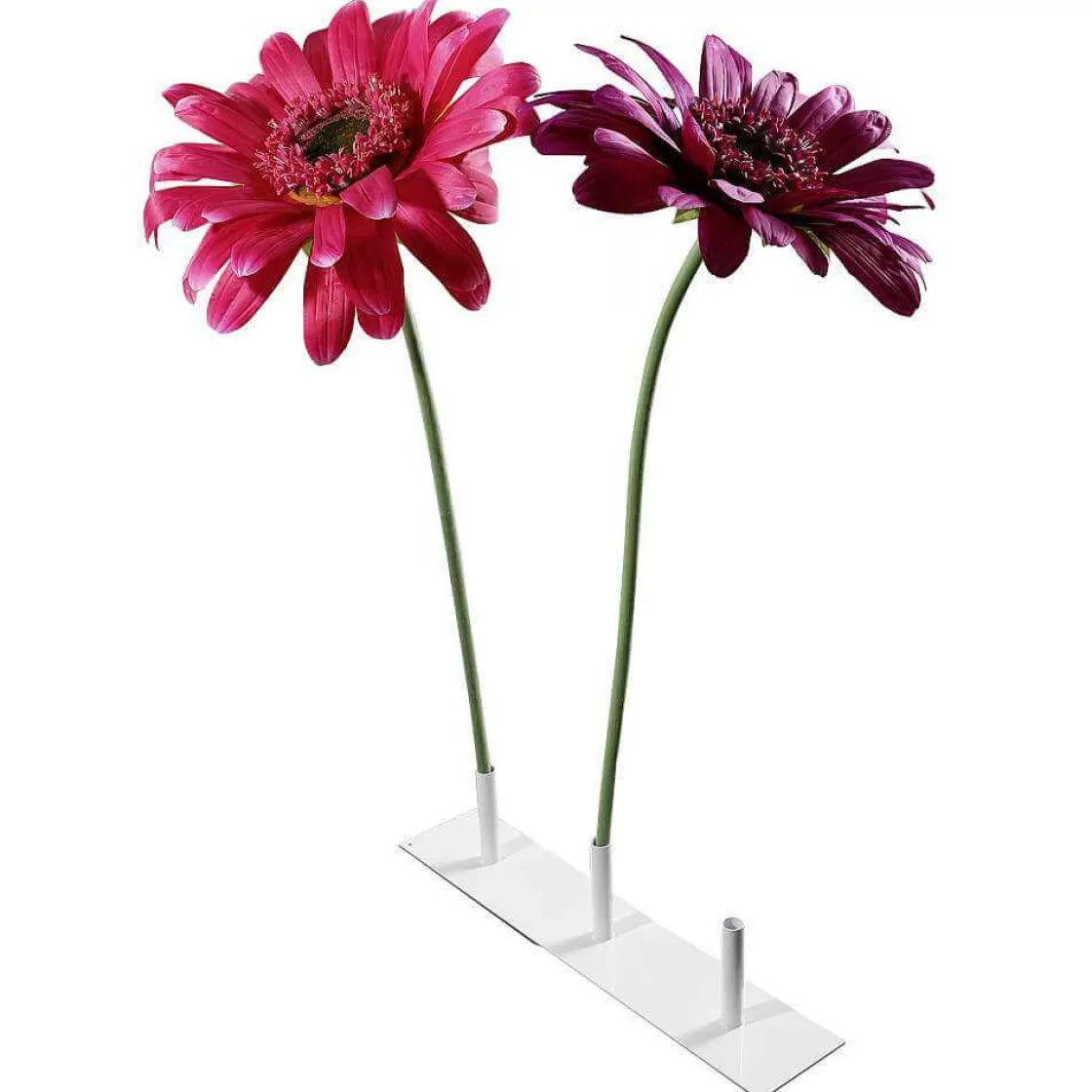 Decoración Natural | Macetas Y Artículos De Decoración>DecoWoerner Soporte Metálico 3 Recipientes, 15 Cm De Altura, blanco