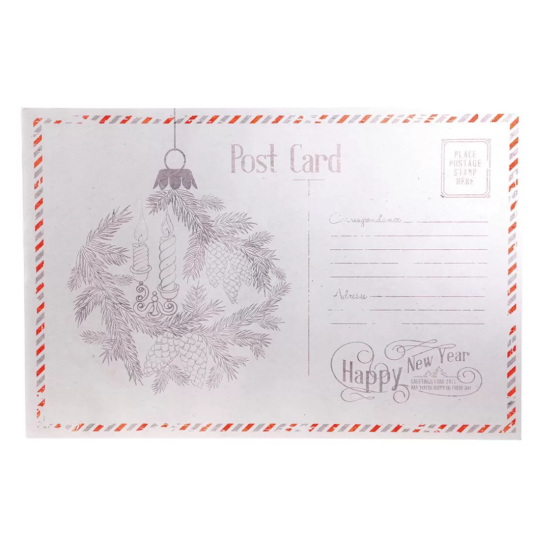Decoración Temática>DecoWoerner Tablero Decorativo "Postal De Navidad" 40 X 60 Cm multicolor