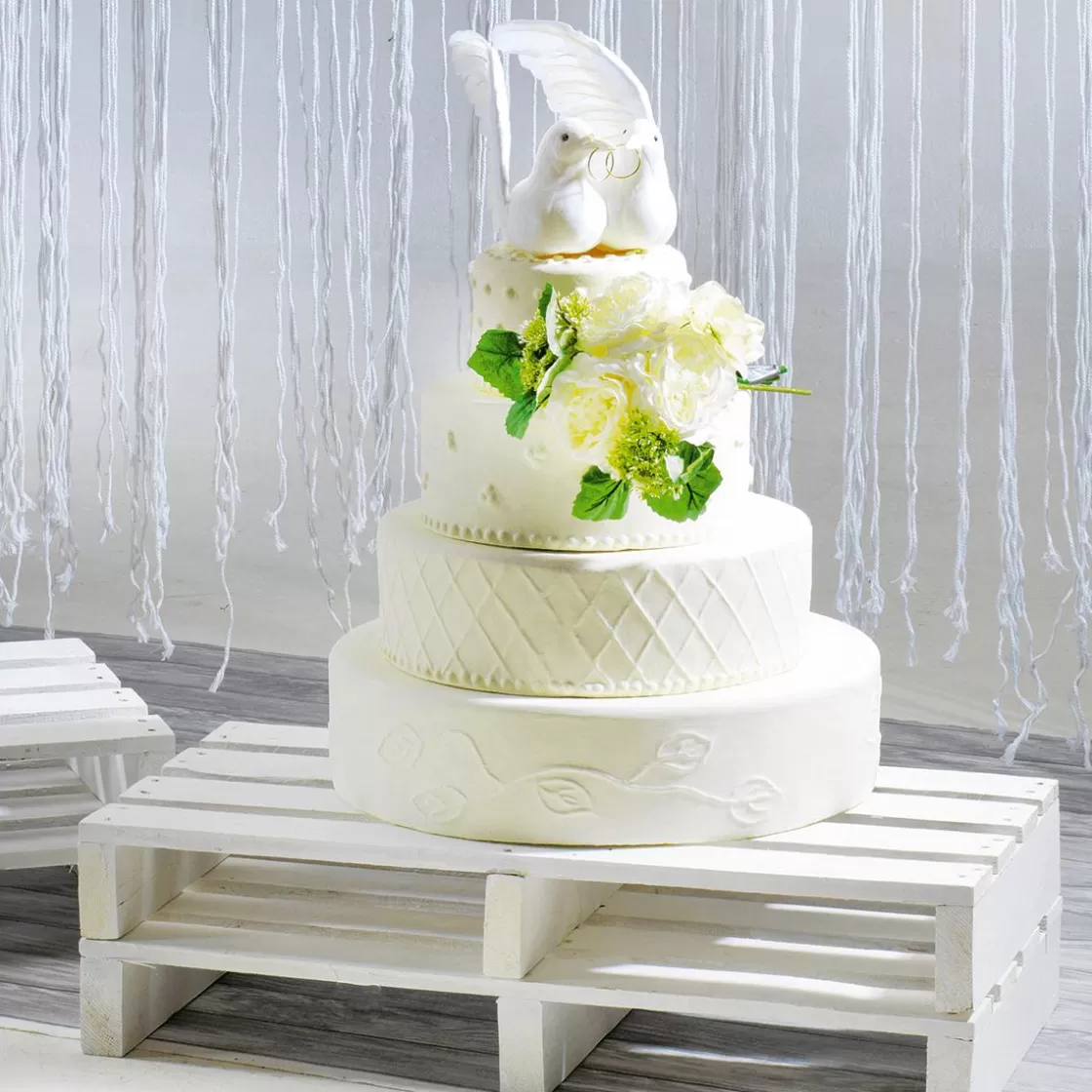 Pan Y Pastel>DecoWoerner Tarta De Boda blanco