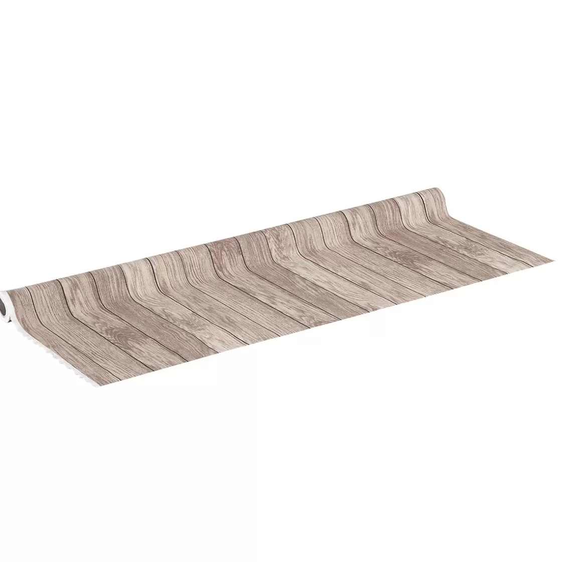 Telas>DecoWoerner Tejido Decorativo "Muro De Listones De Madera", Anchura 140 Cm, Beige