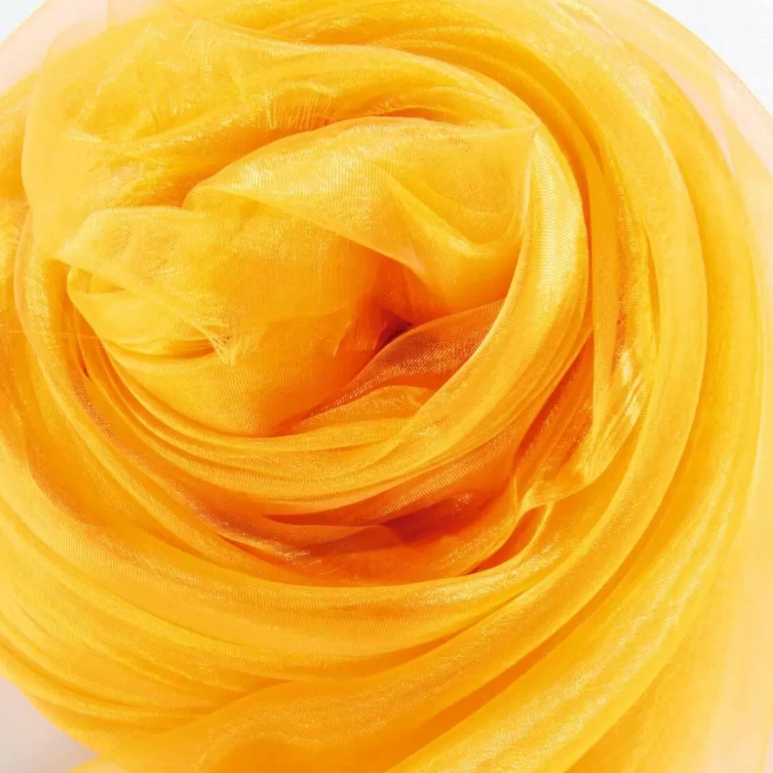 Telas>DecoWoerner Tela De Chifón, Color , 145 Cm amarillo