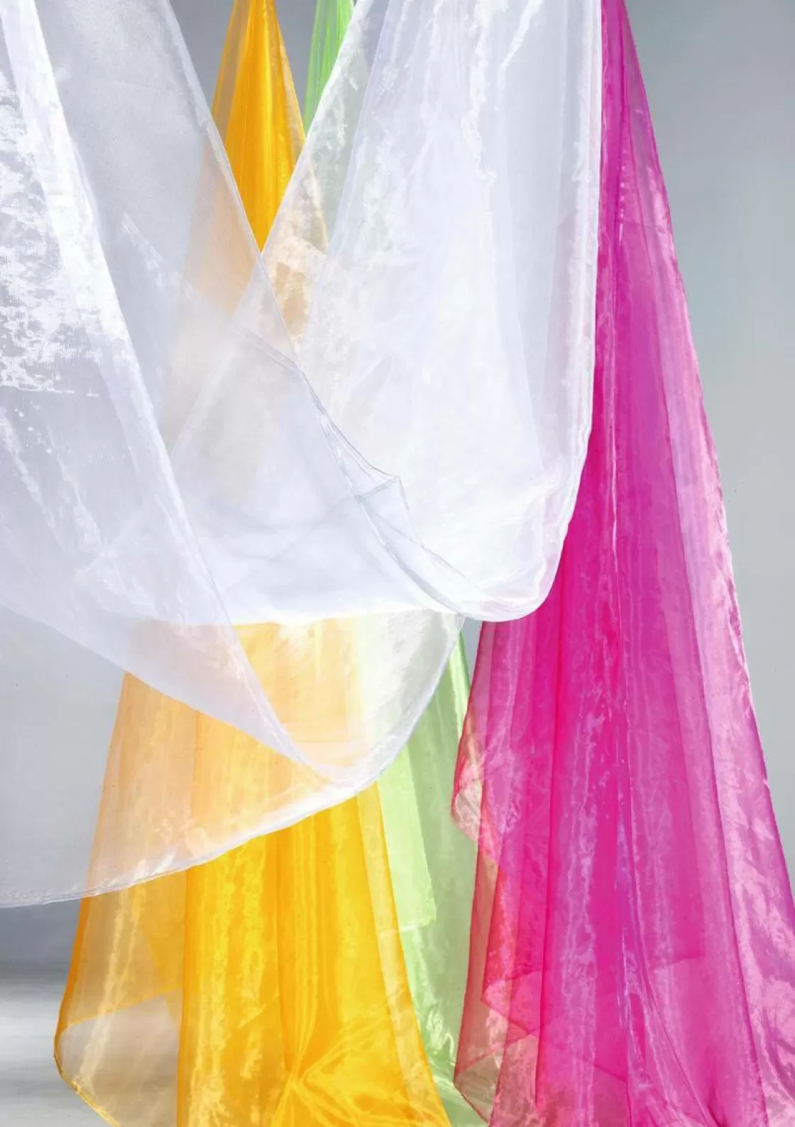 Telas | Decoración Temática>DecoWoerner Tela De Chifón, Color , 145 Cm blanco