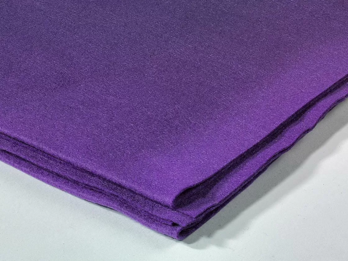 Telas>DecoWoerner Tela De Fieltro, Color Morado, 1,5 Mm, 180 Cm violeta