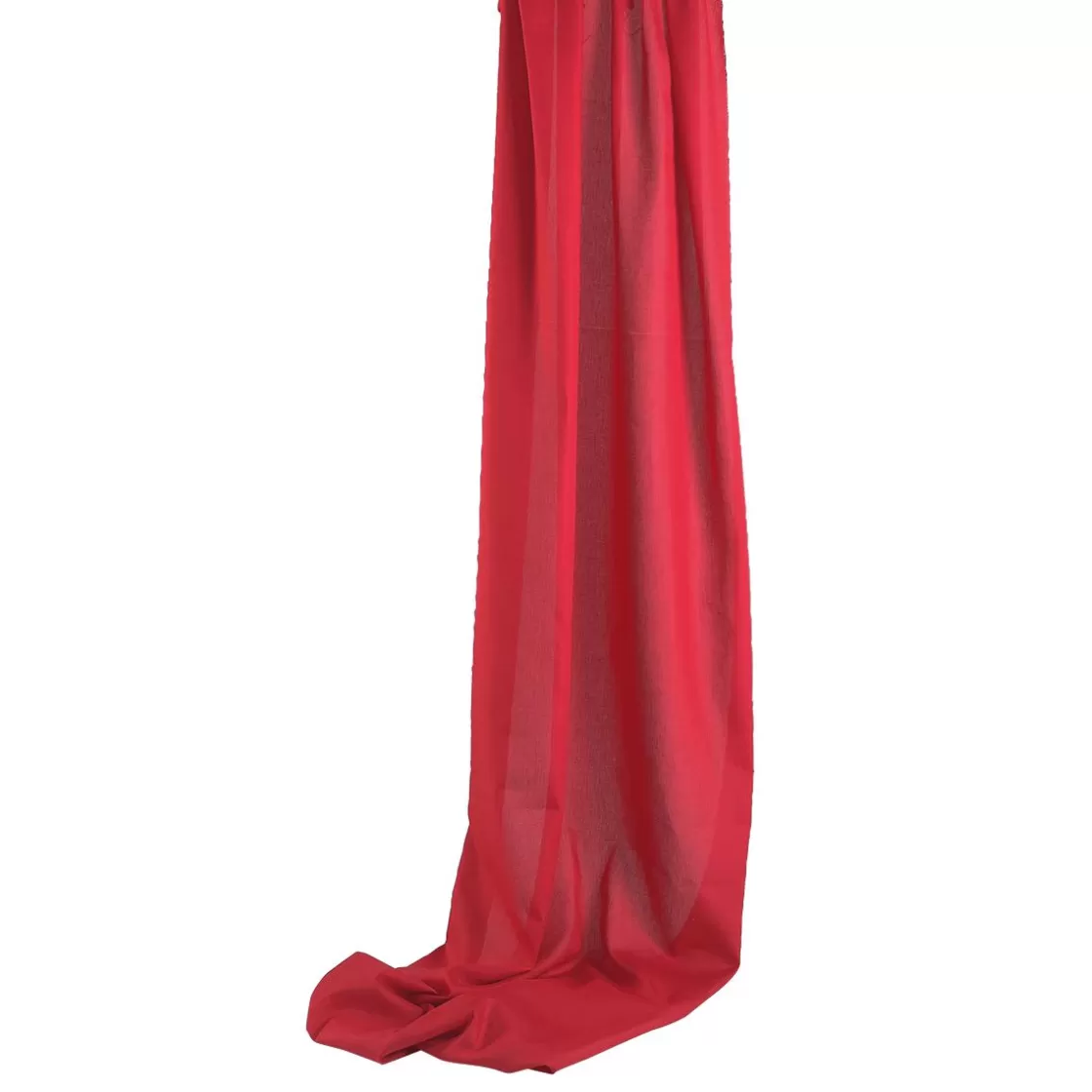 Telas>DecoWoerner Tela De Viscosa Roja, 120 Cm De Ancho rojo