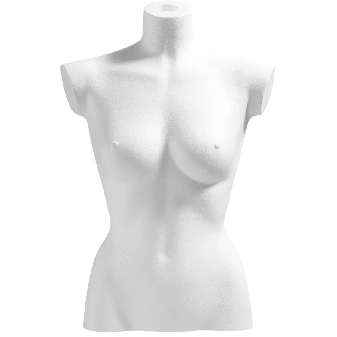 Maniquíes | Ayudas Y Herramientas De Decoración>DecoWoerner Torso Femenino De Corcho , 63 Cm blanco
