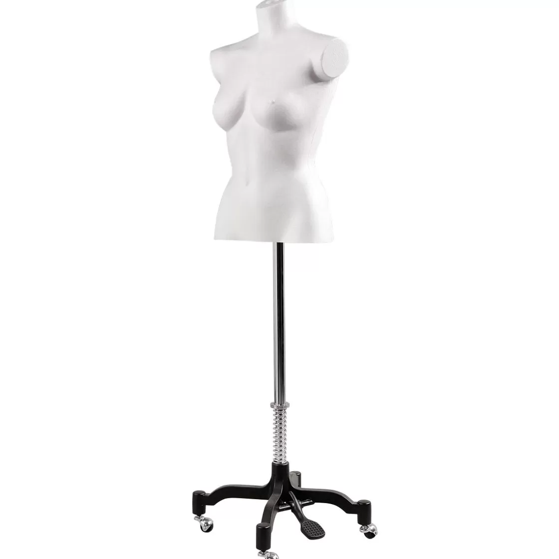 Maniquíes | Ayudas Y Herramientas De Decoración>DecoWoerner Torso Femenino De Corcho , 63 Cm blanco