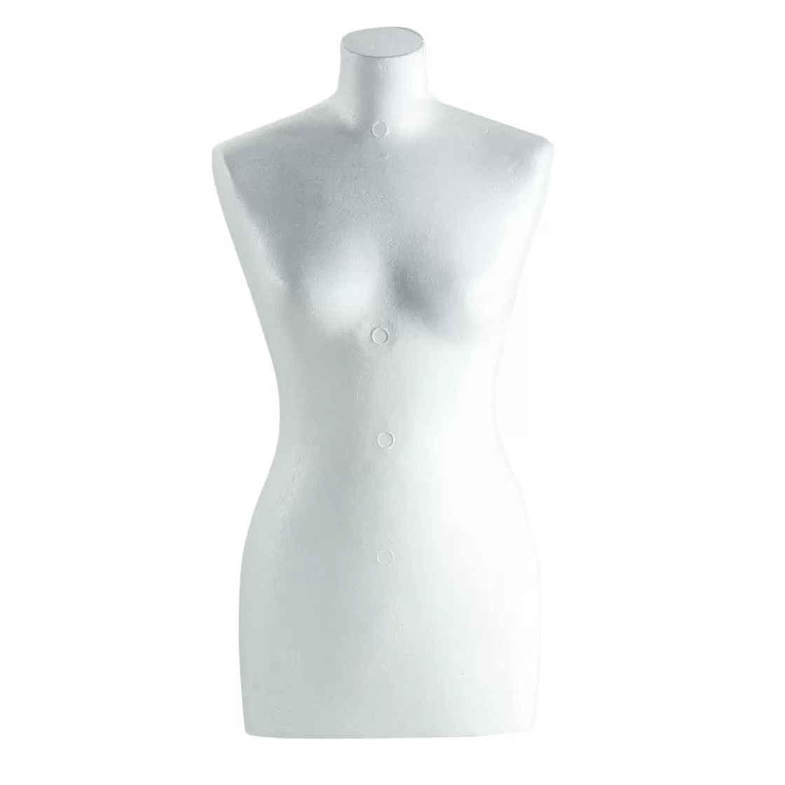 Maniquíes | Ayudas Y Herramientas De Decoración>DecoWoerner Torso Femenino De Corcho , 72 Cm blanco