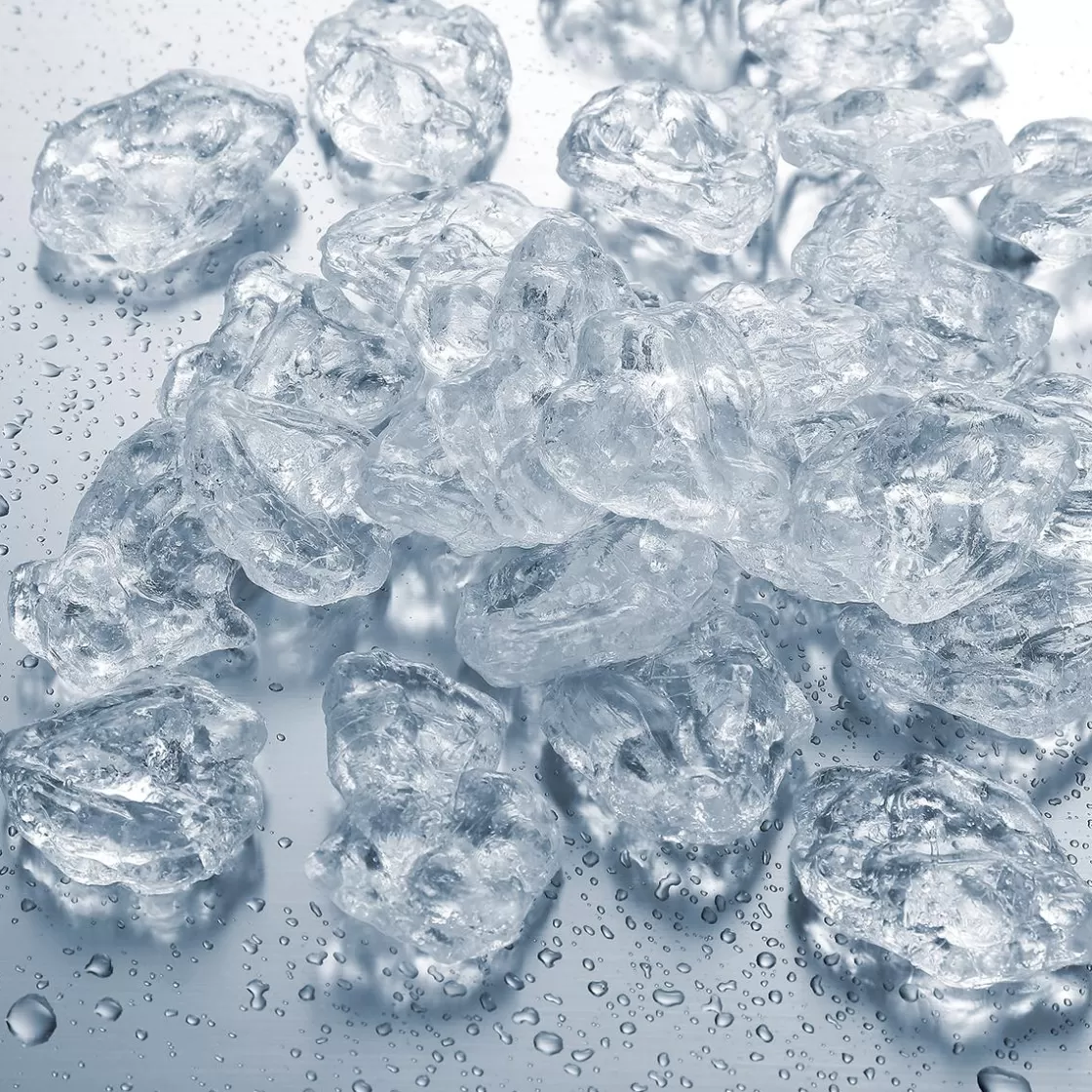 Decoración Dispersa | Decoración De Invierno>DecoWoerner Trozos De Hielo De Plástico Aptos Para Alimentos, 50 Piezas transparente