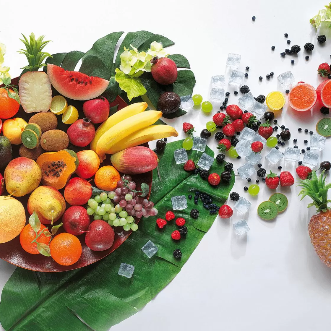 Decoración Dispersa | Decoración De Invierno>DecoWoerner Trozos De Hielo De Plástico Aptos Para Alimentos, 50 Piezas transparente