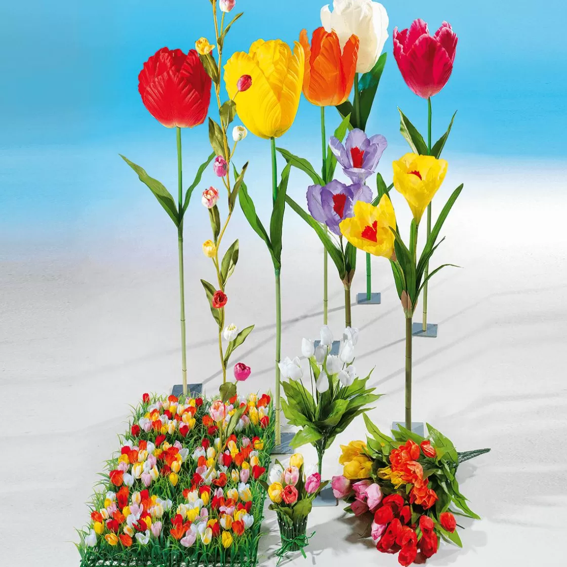 Decoración De Primavera | Flores Artificiales>DecoWoerner Tulipán Artificial , 140 Cm amarillo