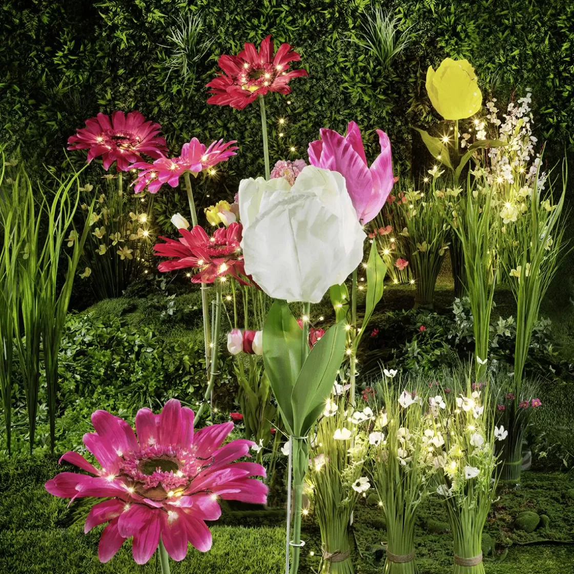 Decoración De Primavera | Flores Artificiales>DecoWoerner Tulipán Gigante Artificial , 140 Cm blanco