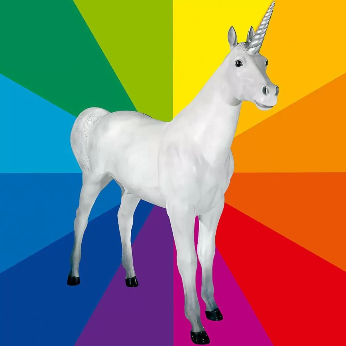 Decoración De Animales>DecoWoerner Unicornio Decorativo, Altura: 220 Cm