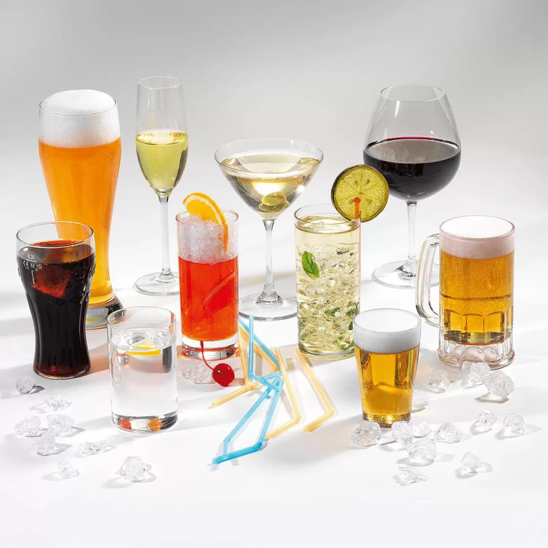 Bebidas>DecoWoerner Vaso De Cristal De Bebidas Alimento De Imitación 10 Cm transparente