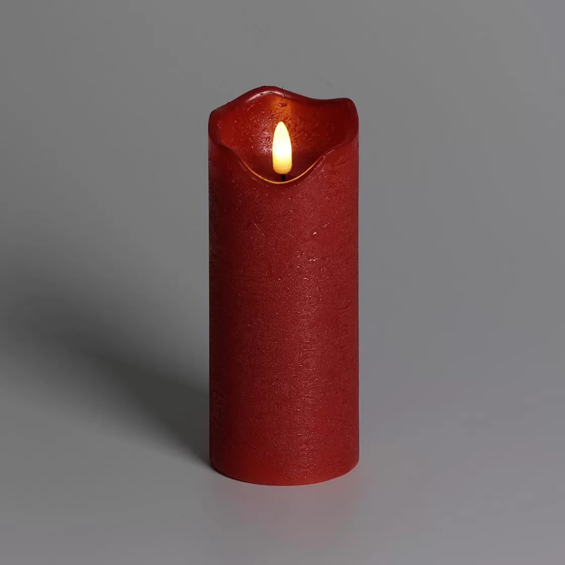 Luz Decorativa>DecoWoerner Vela De Cera LED Roja 7,5 Cm, Ø 15 Cm De Altura rojo
